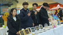数字创意学院我院文创市集闪耀滨海吾悦广场，绽放非遗魅力